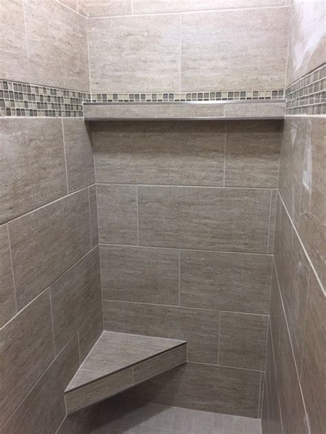 12x24 straight lay tile shower|Tile: staggered or straight